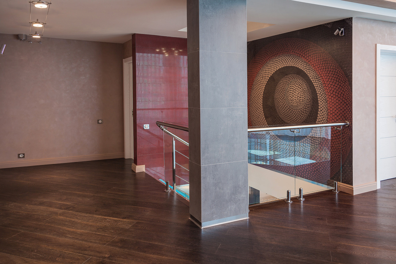 Двухэтажные апартаменты в современной стилистике