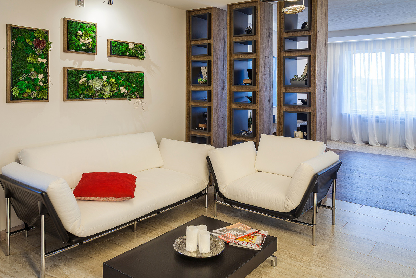 Двухэтажные апартаменты в современной стилистике