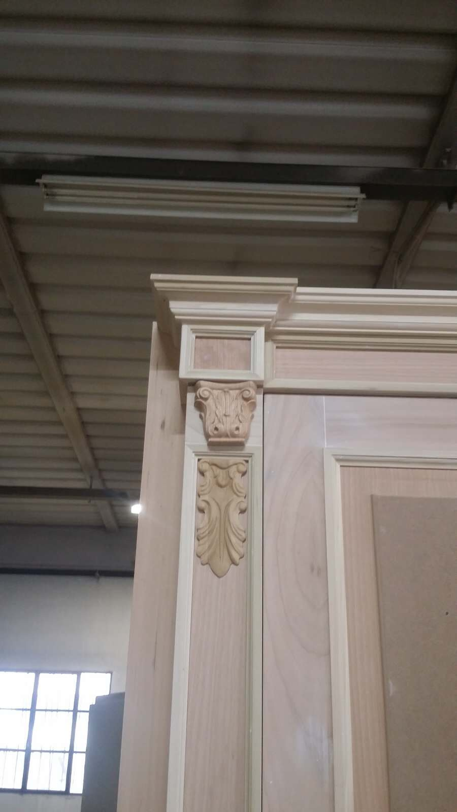 Armadio scorrevole decorato