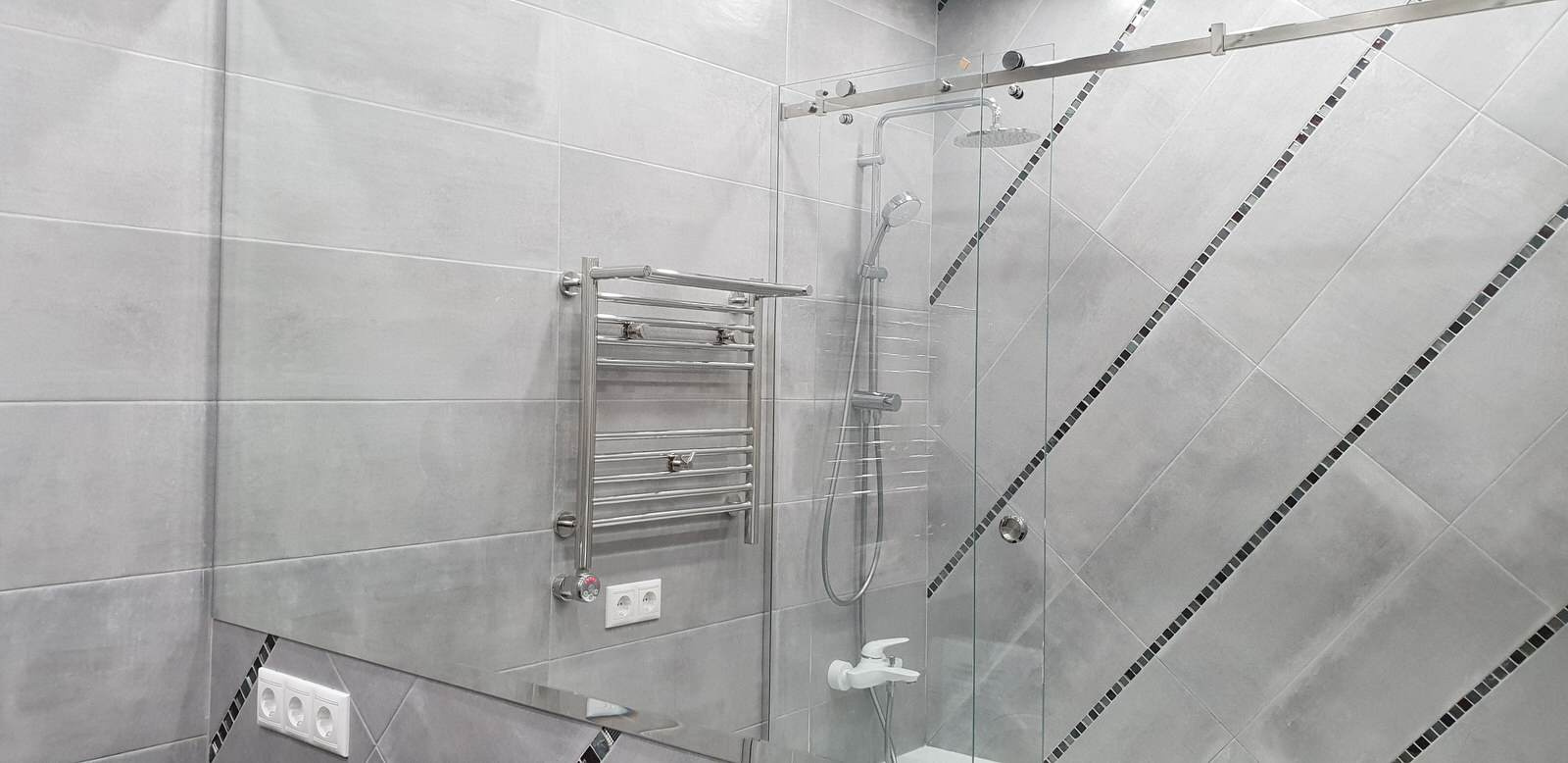 Ванные, душевые комнаты. Работы Компании Бабич.