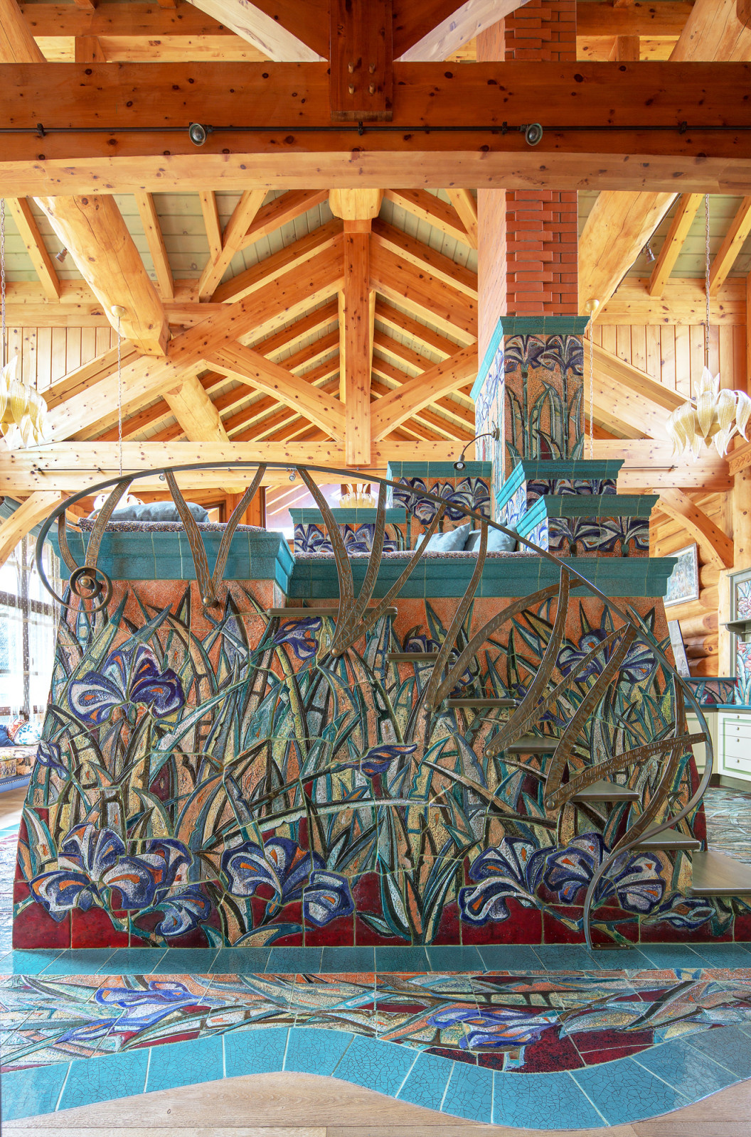 Печь-камин "Ирисы"