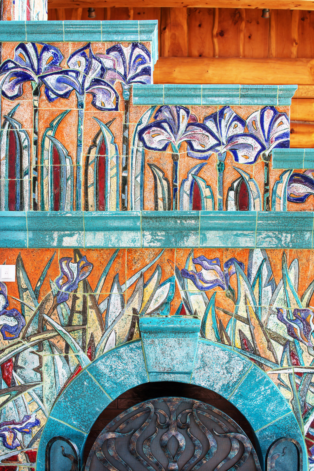 Обложка проекта: Печь-камин "Ирисы"