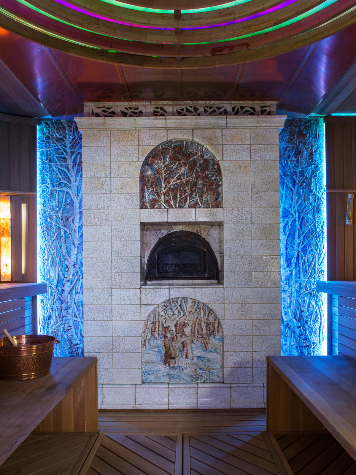 Обложка проекта: Печь "Русская лазурь"