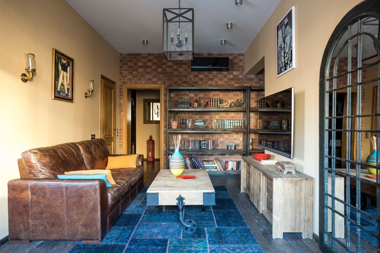 Эклектичный уютный лофт, 84 кв.м. | Eclectic loft