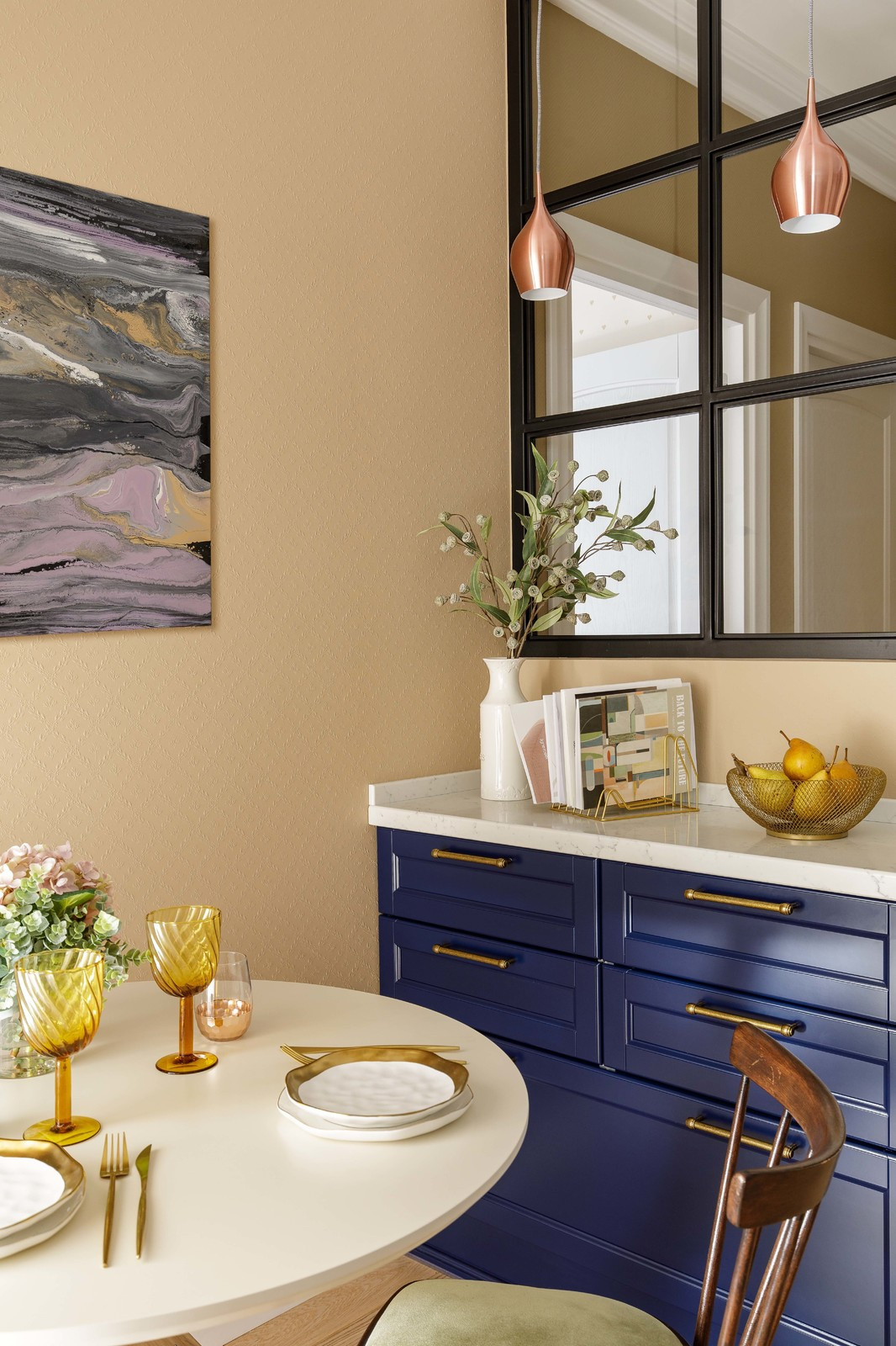 Квартира на берегу реки-Москвы. Совместный проект Вари Шалито и Рады Кобук