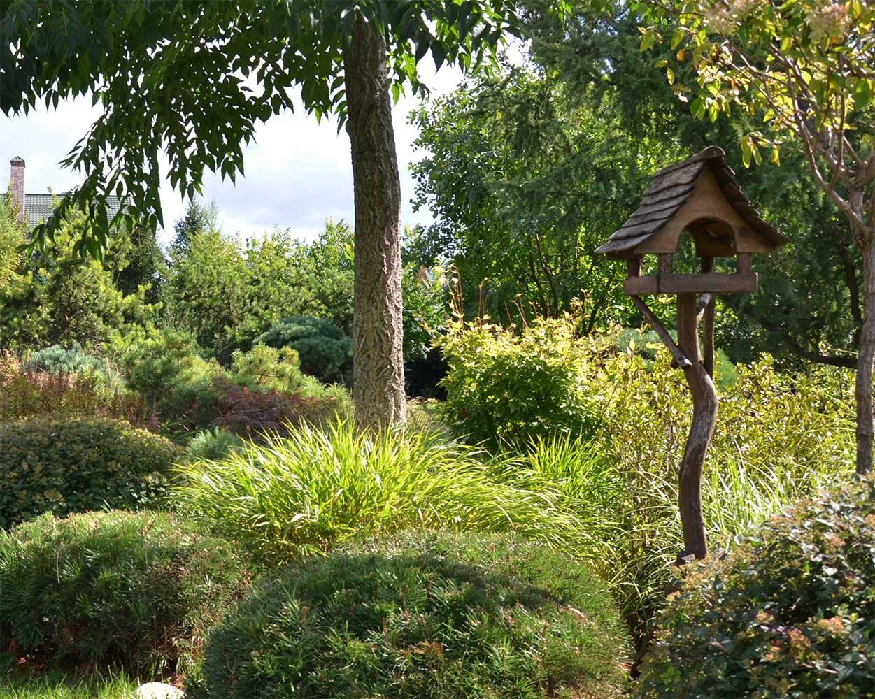 Ландшафтный сад с прудом в КП "Европа"