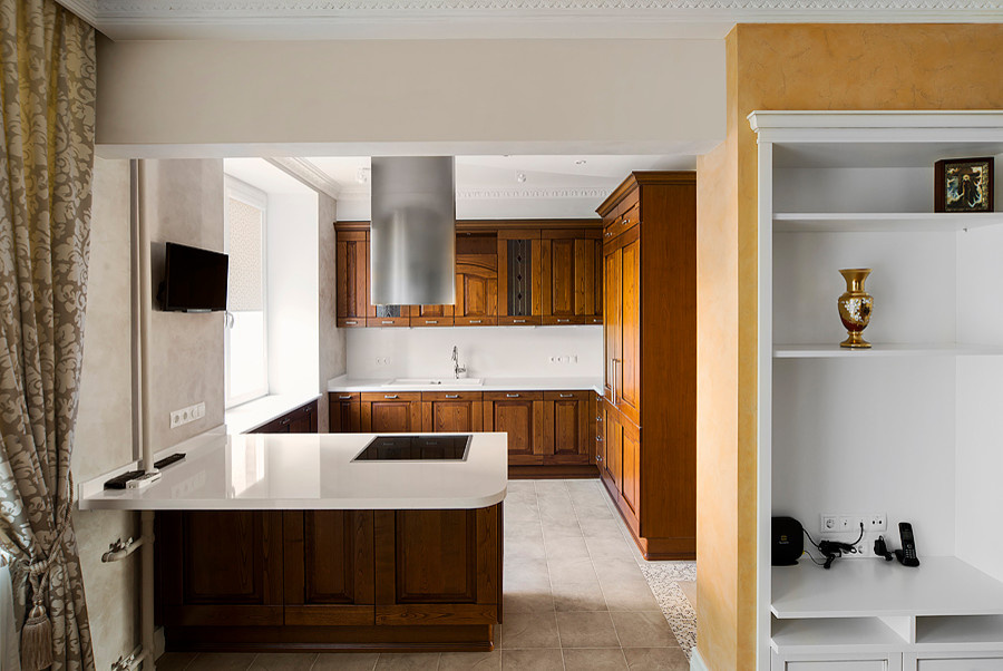 Обложка проекта: Кухня в квартире на ул. Профсоюзная