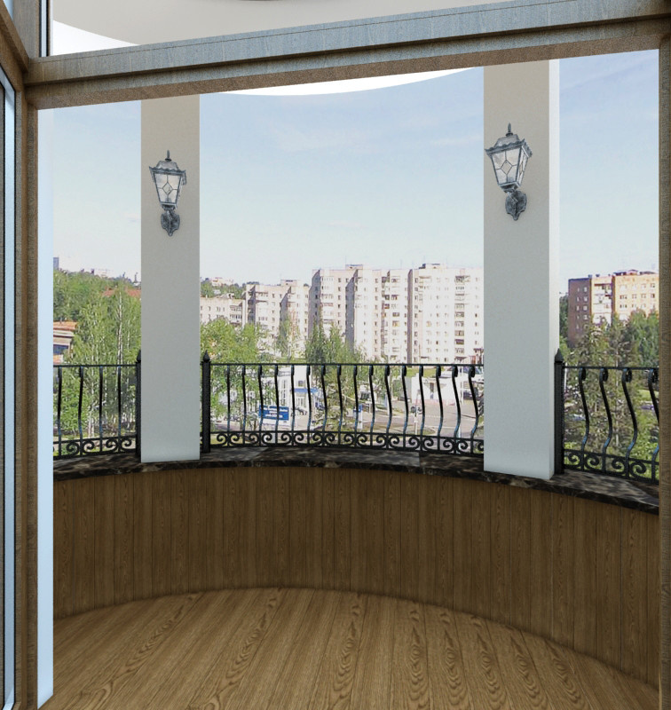 Каменные изделия для парапета балкона