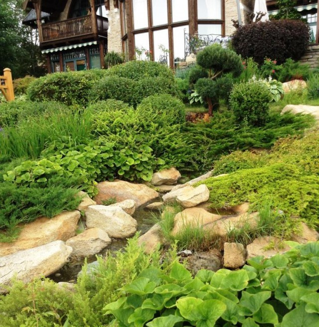 Озеленение частного дома