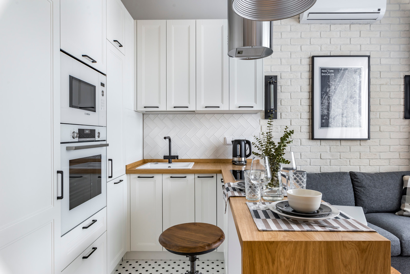 Студия 38м2 в стиле лофт для сдачи в аренду