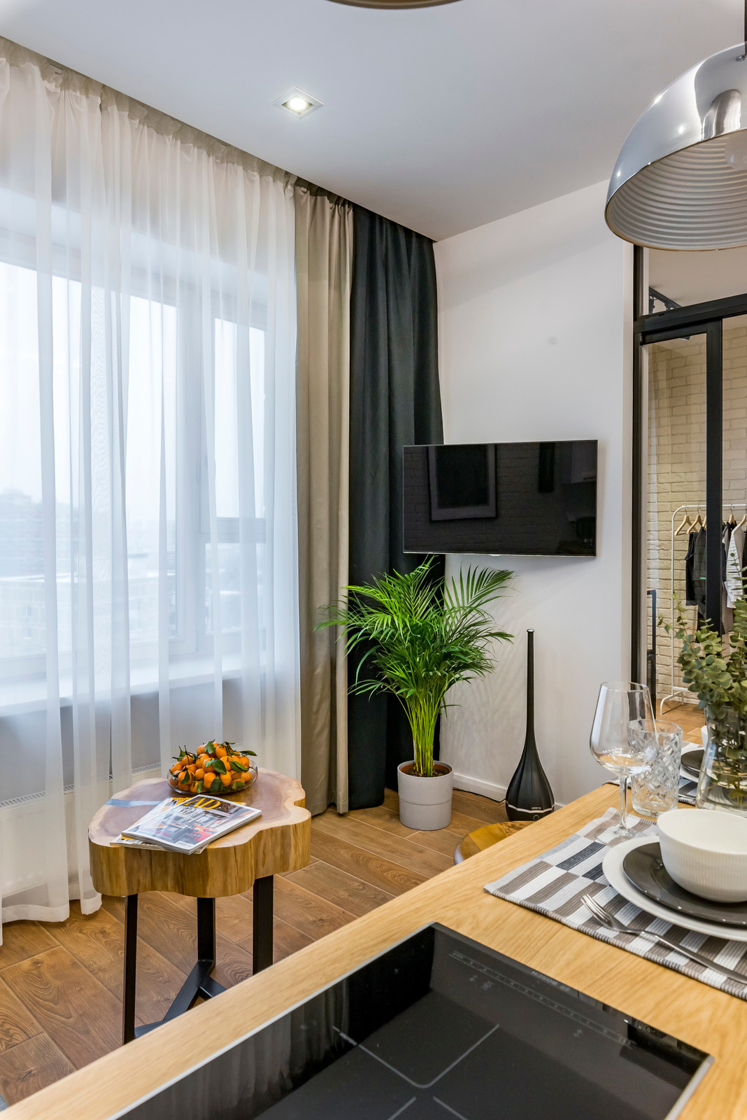 Студия 38м2 в стиле лофт для сдачи в аренду