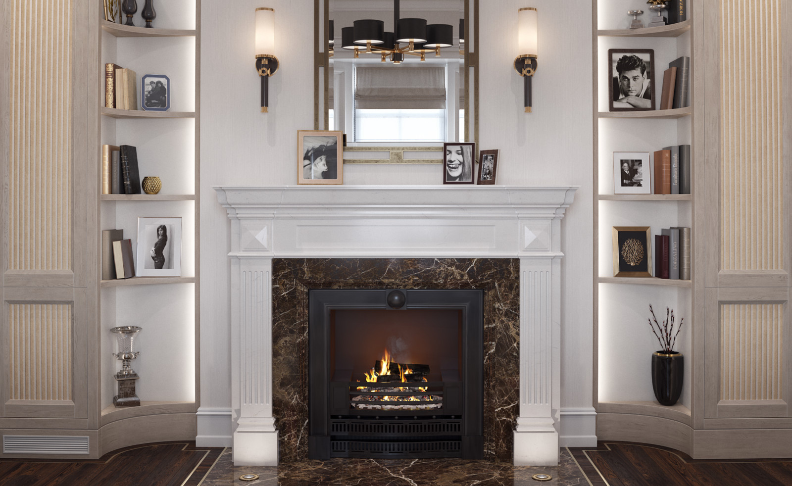 Home office in a residential house