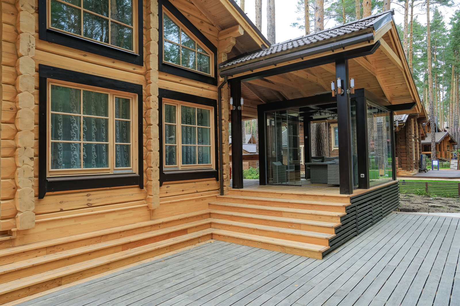 Остекленная терраса "Финский залив"