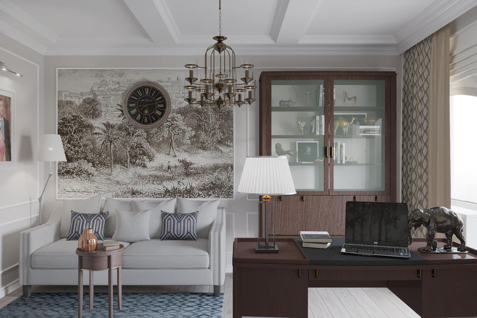 Дом в стеле современная классика