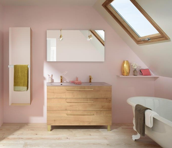 Тумба с раковиной для ванной