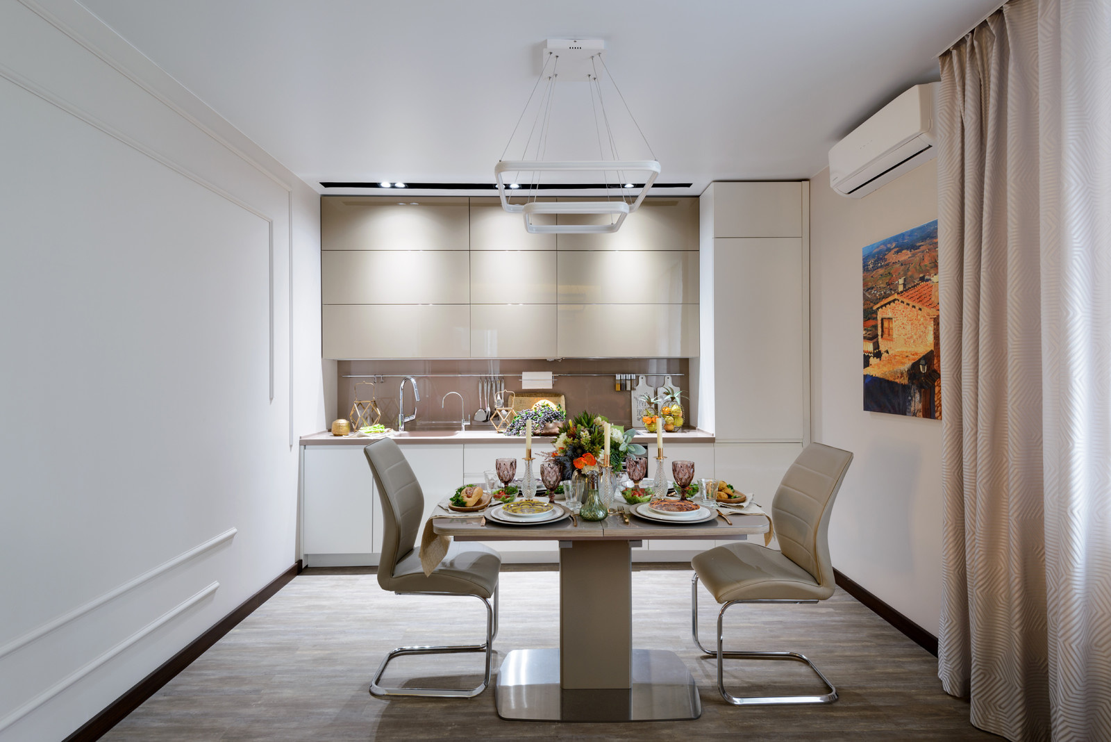 Дизайн-проект квартиры 86 м2 в ЖК Гагаринский