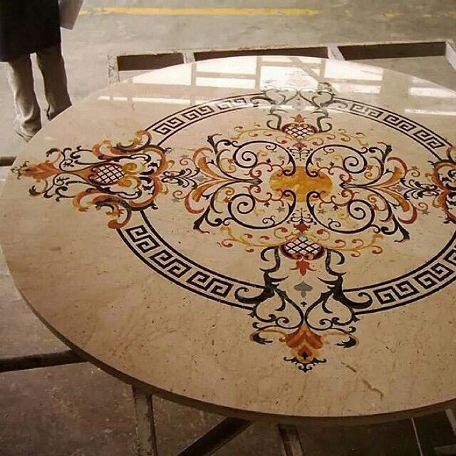 мозаичные мраморные полы