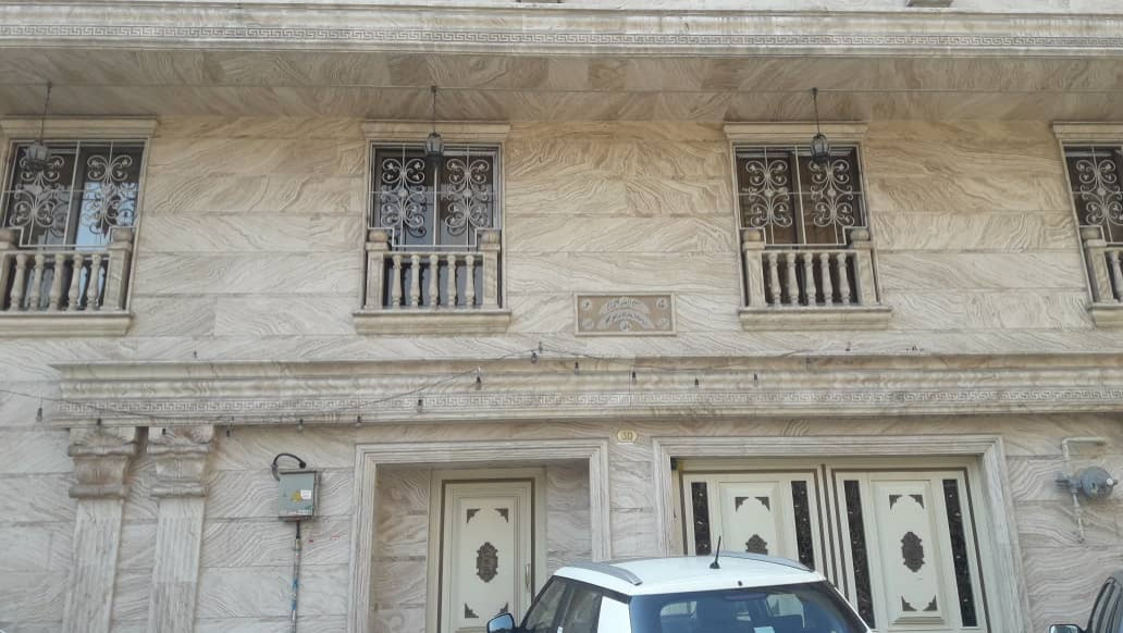 облицовка фасадов травертином из Ирана