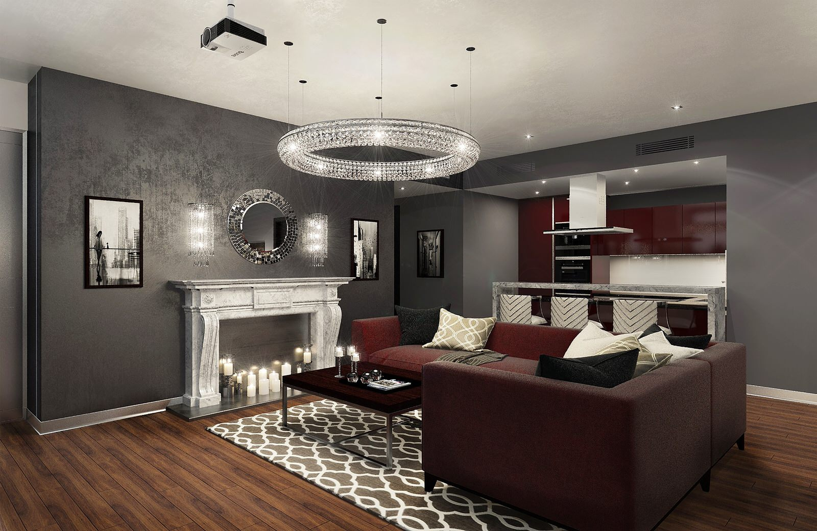 Зона отдыха и просмотра кинофильмов