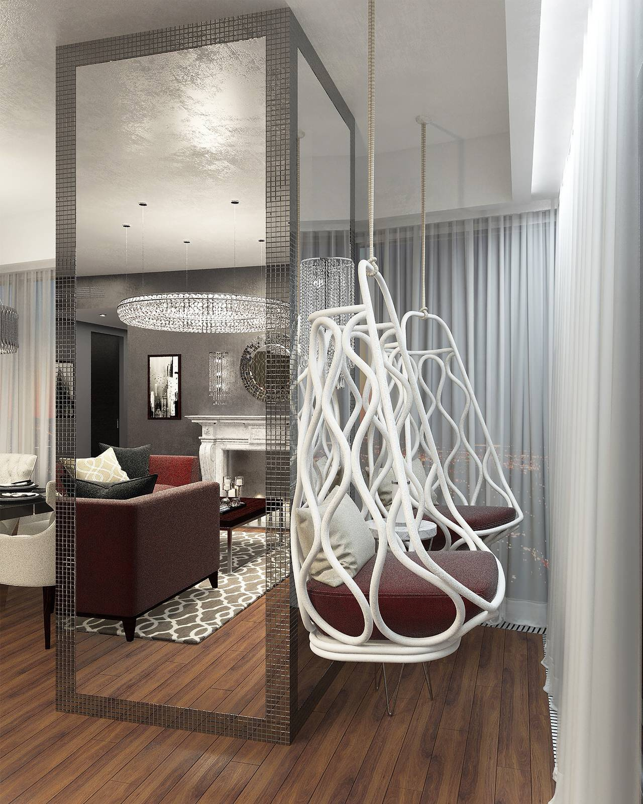 Зона отдыха и просмотра кино