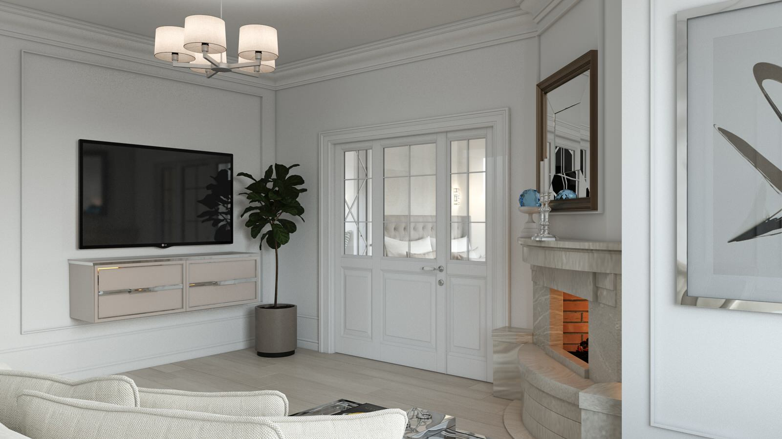 Загородный дом в лесу