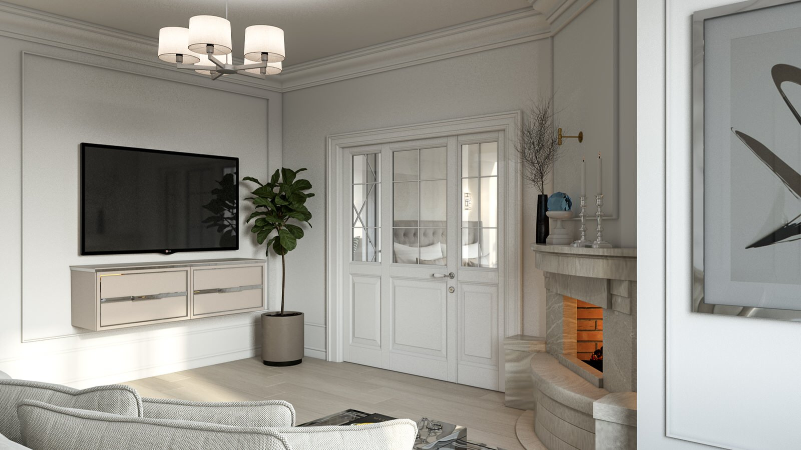 Загородный дом в лесу