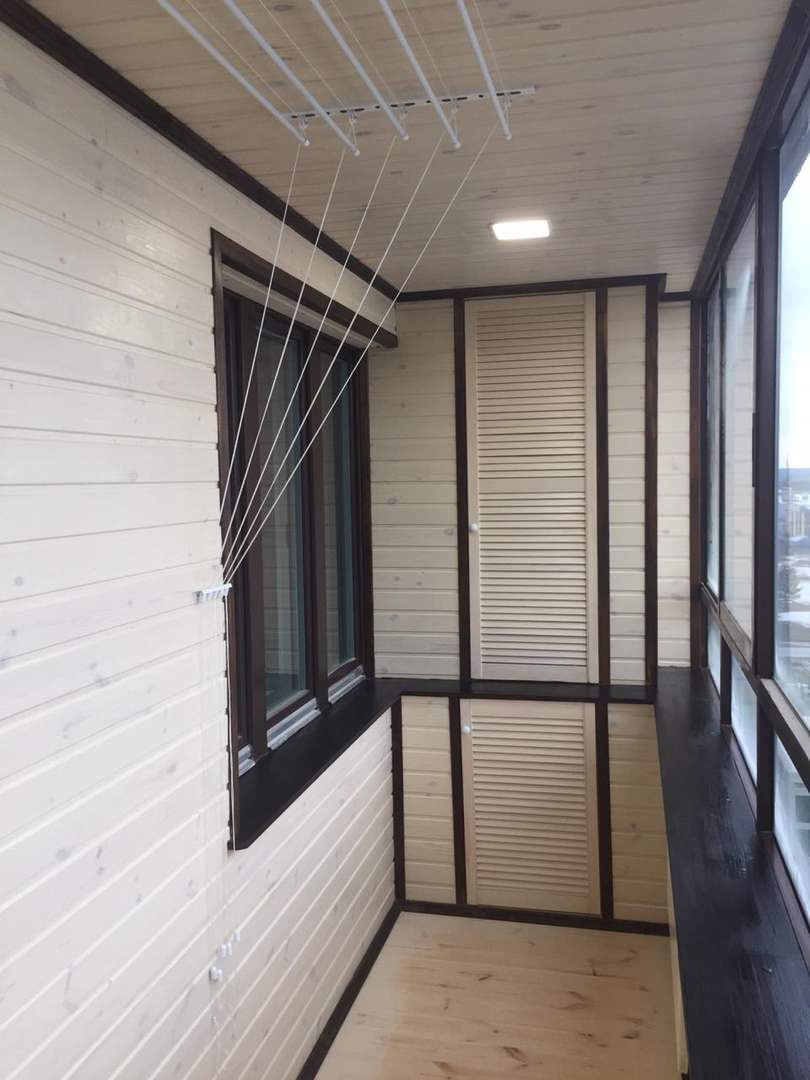 Обшивка балкона