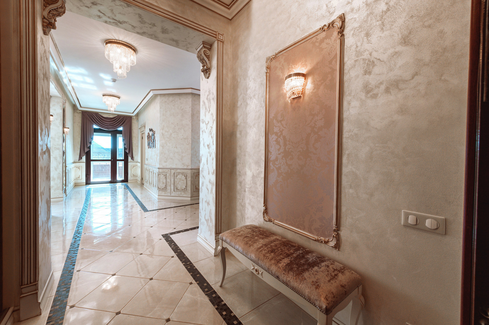 прихожая в загородном доме