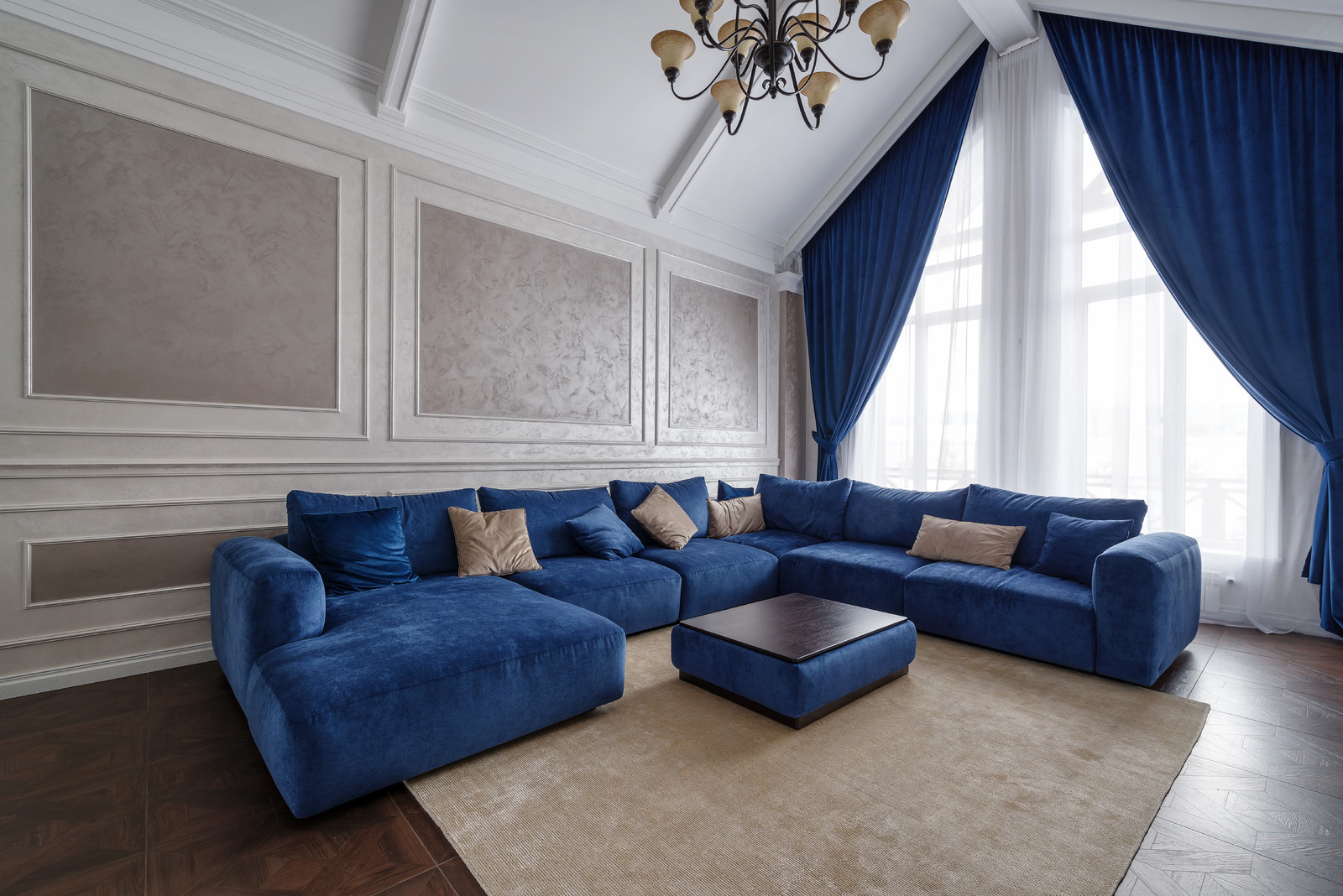 Реализованный коттедж.,190м2 Семилуки, гостиная