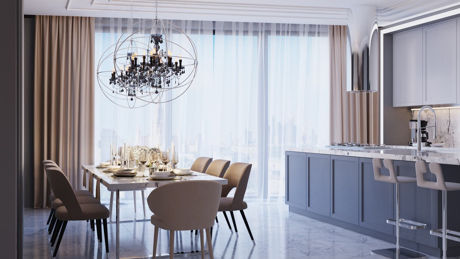 Kitchen. Design by Anastasia Chromova
