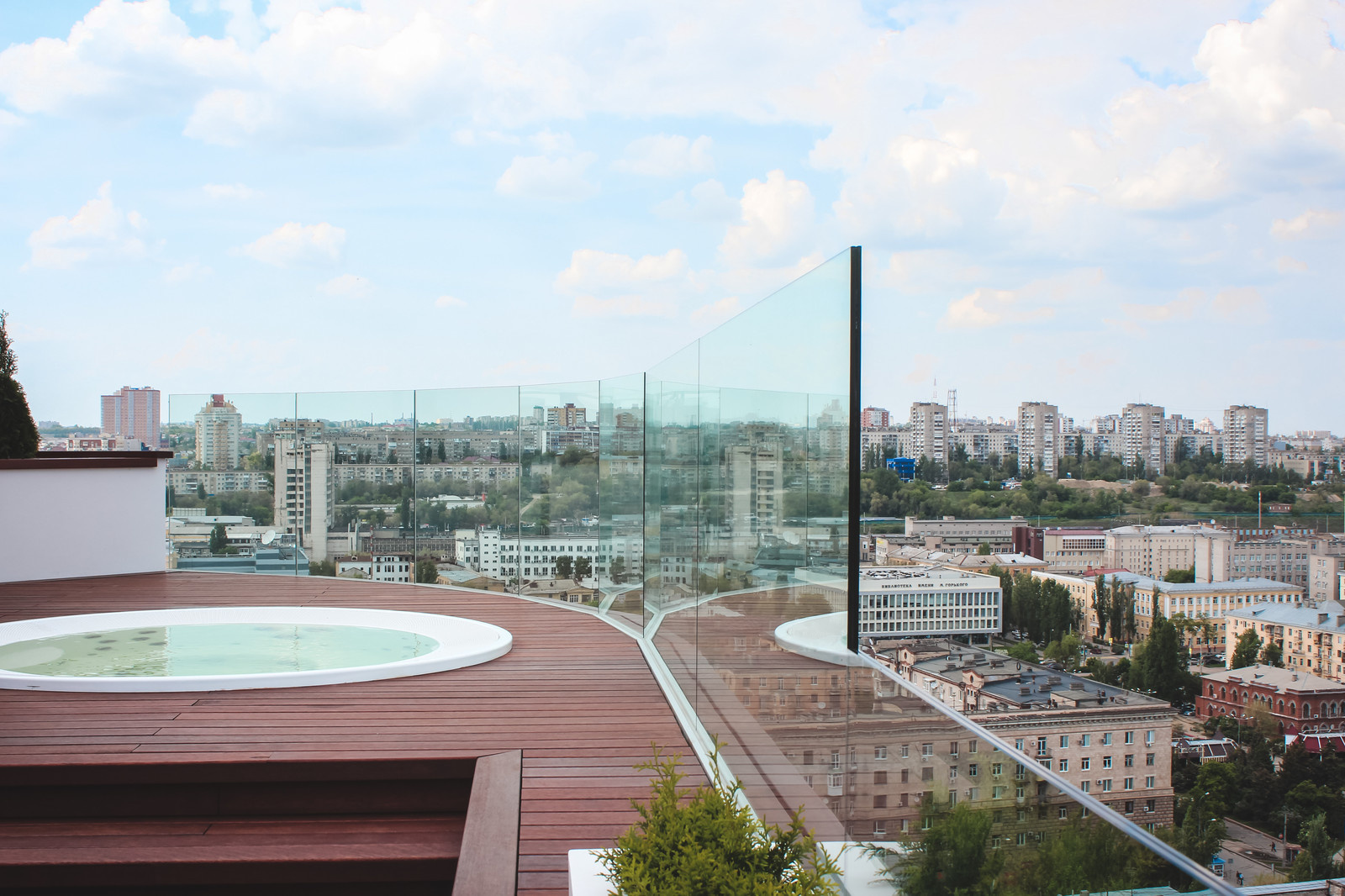 Терраса на 25 этаже