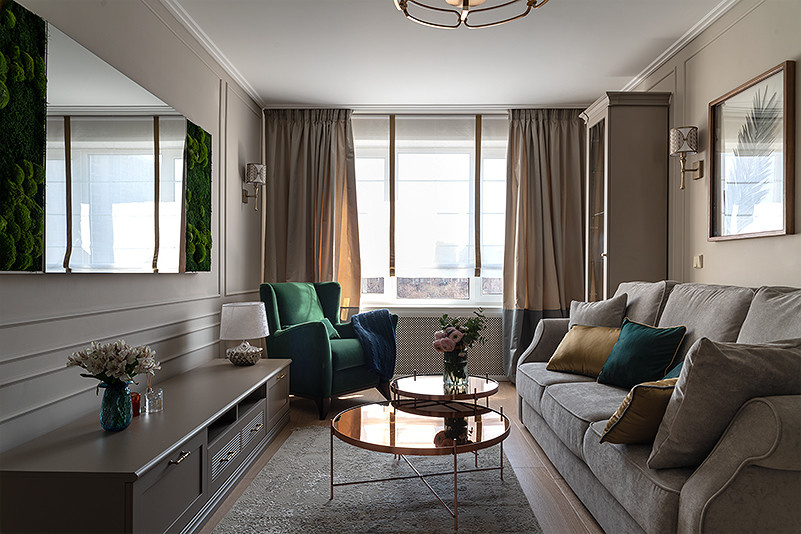 Интерьер гостиной для заслуженной артистки России Анны Фроловцевой