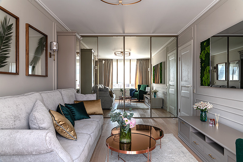 Интерьер гостиной для заслуженной артистки России Анны Фроловцевой