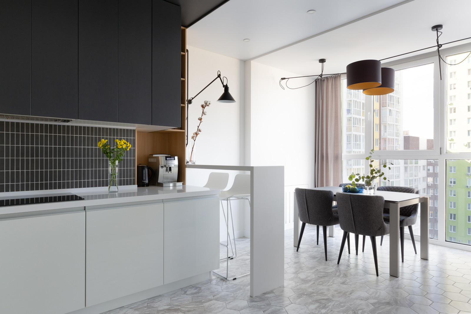 Квартира 120 м2, для молодой позитивной семьи с маленькой принцессой и её Альфом