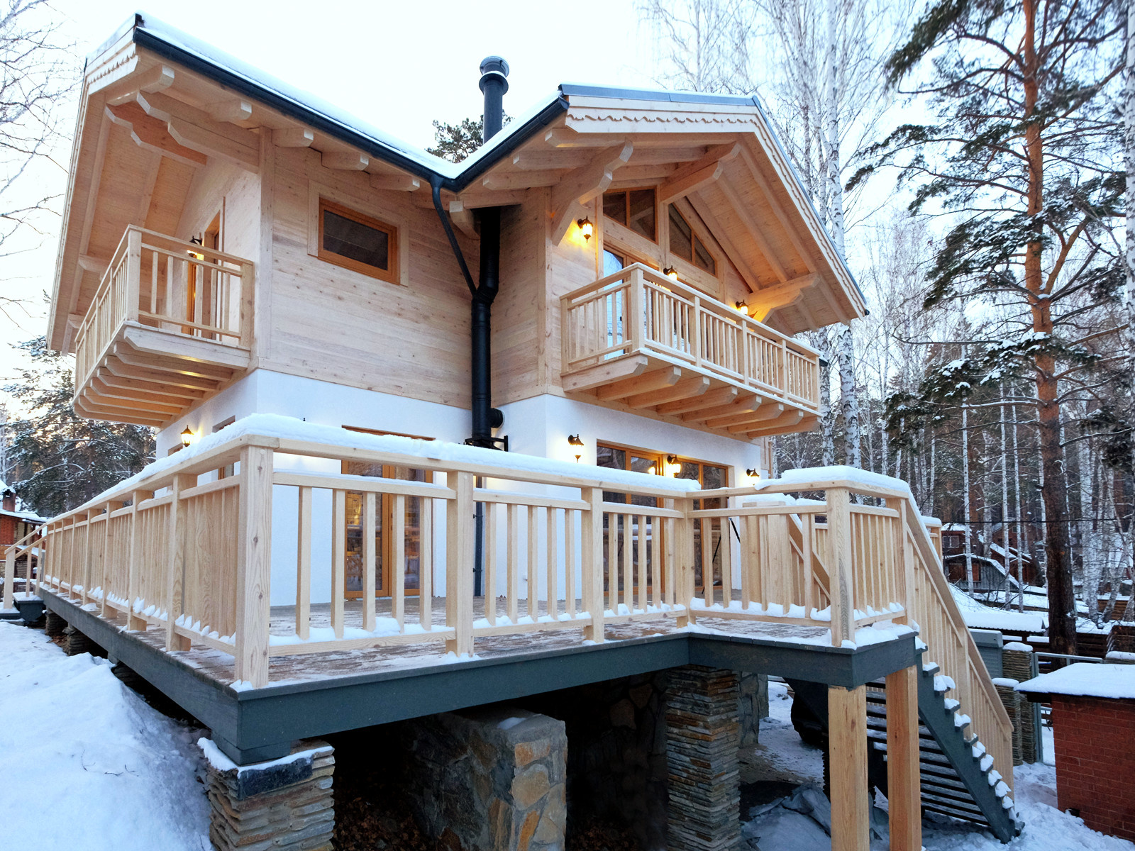 Обложка проекта: Шале на озере Увильды