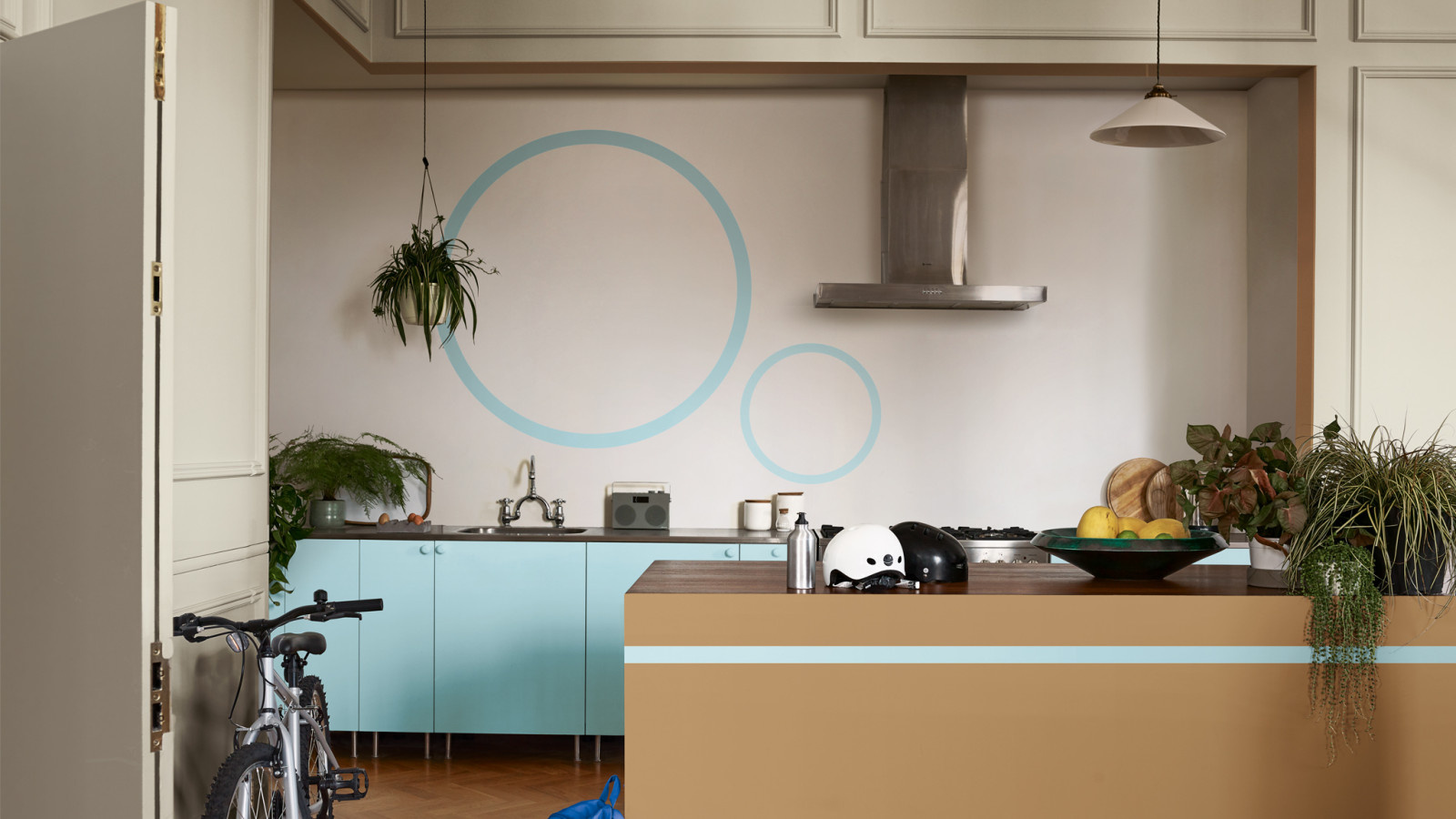 Продукция Dulux на кухне