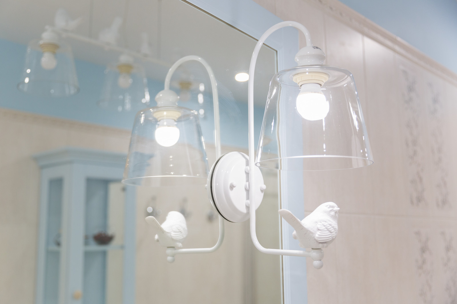 Реализованный проект ванной комнаты "Кусочек Прованса"