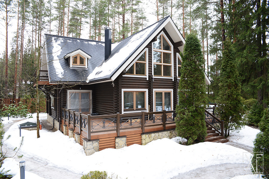 Кованое ограждение террасы