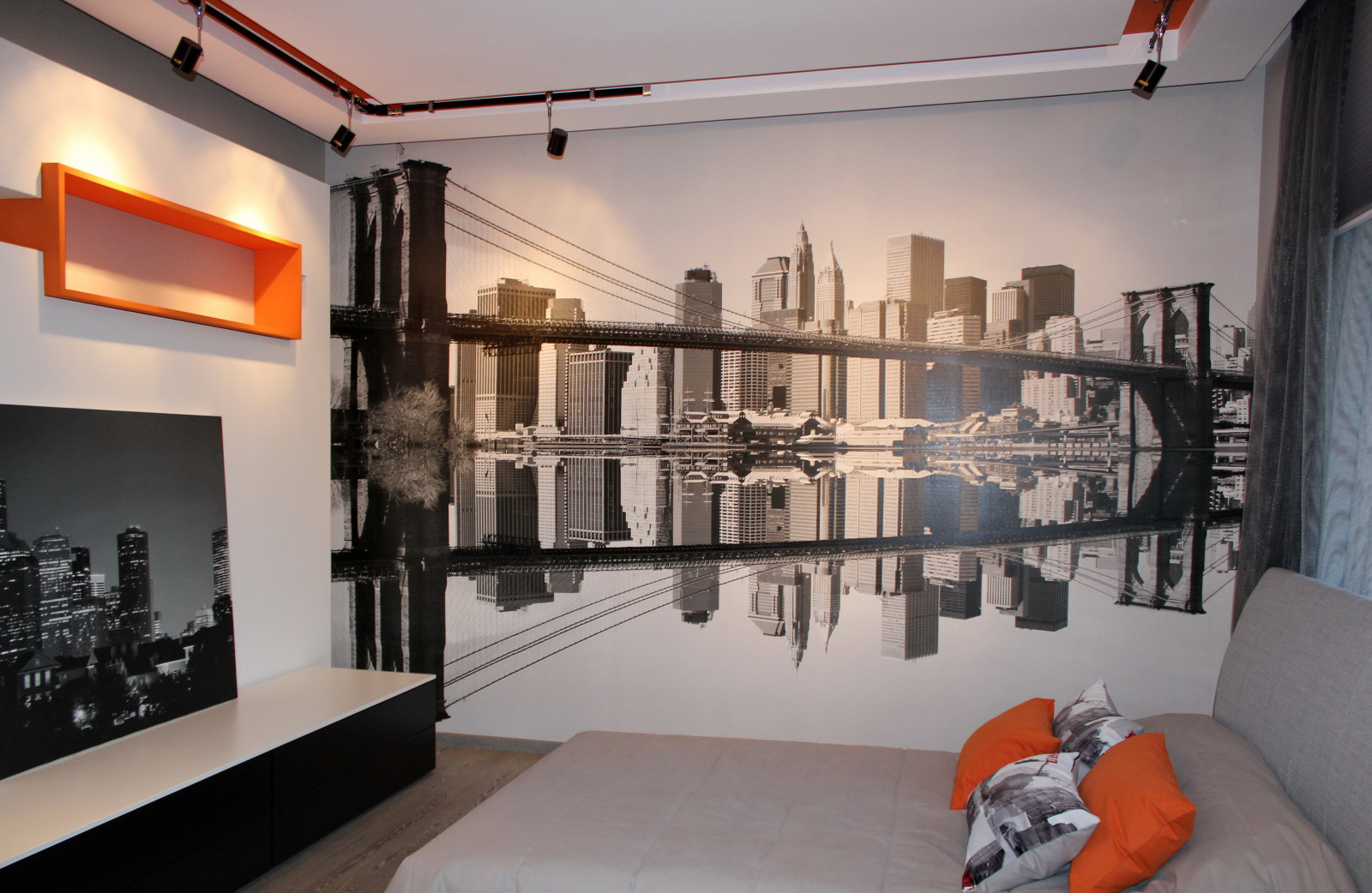 Комната для молодого человека. Реализованный проект.