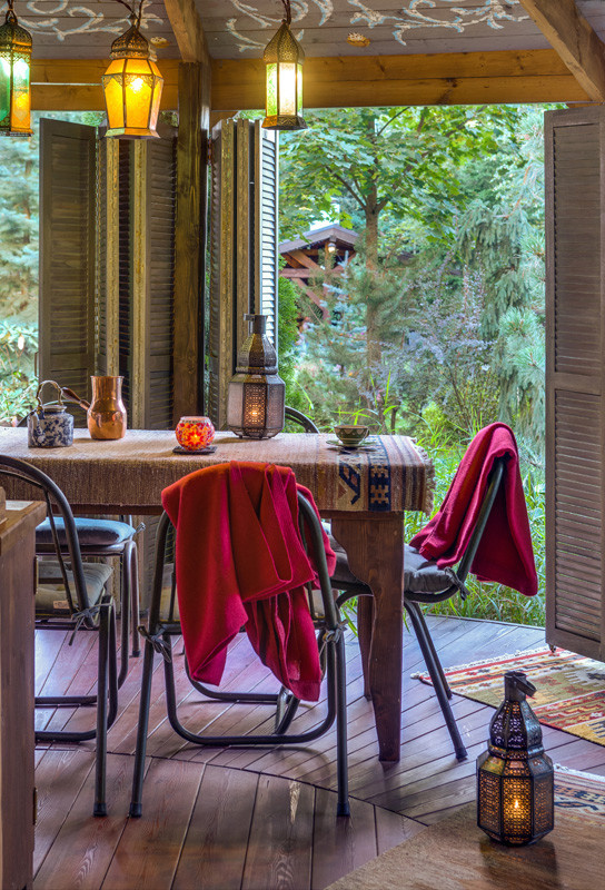 Круглая беседка