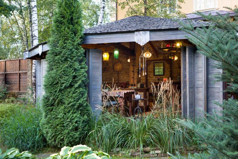 Круглая беседка