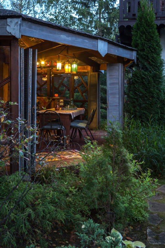 Круглая беседка