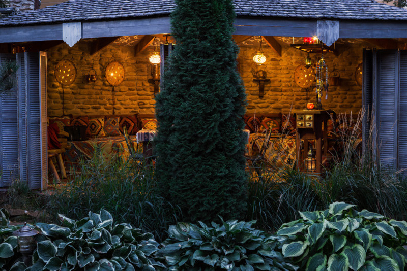 Круглая беседка