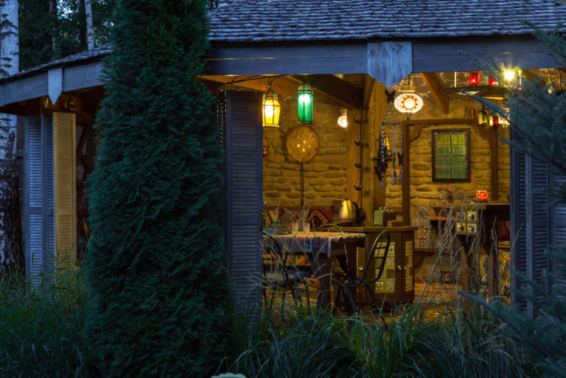 Круглая беседка