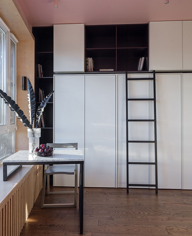 Дизайнерский проект: 28 м2 в стиле модного номера в отеле