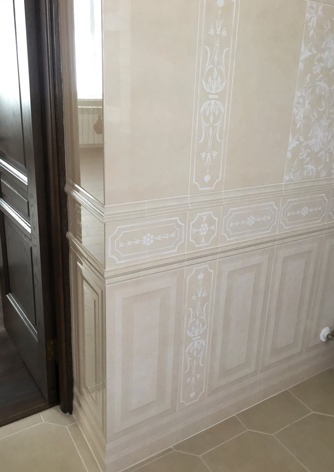 Ванная комната с окном, реализация 2019 г.