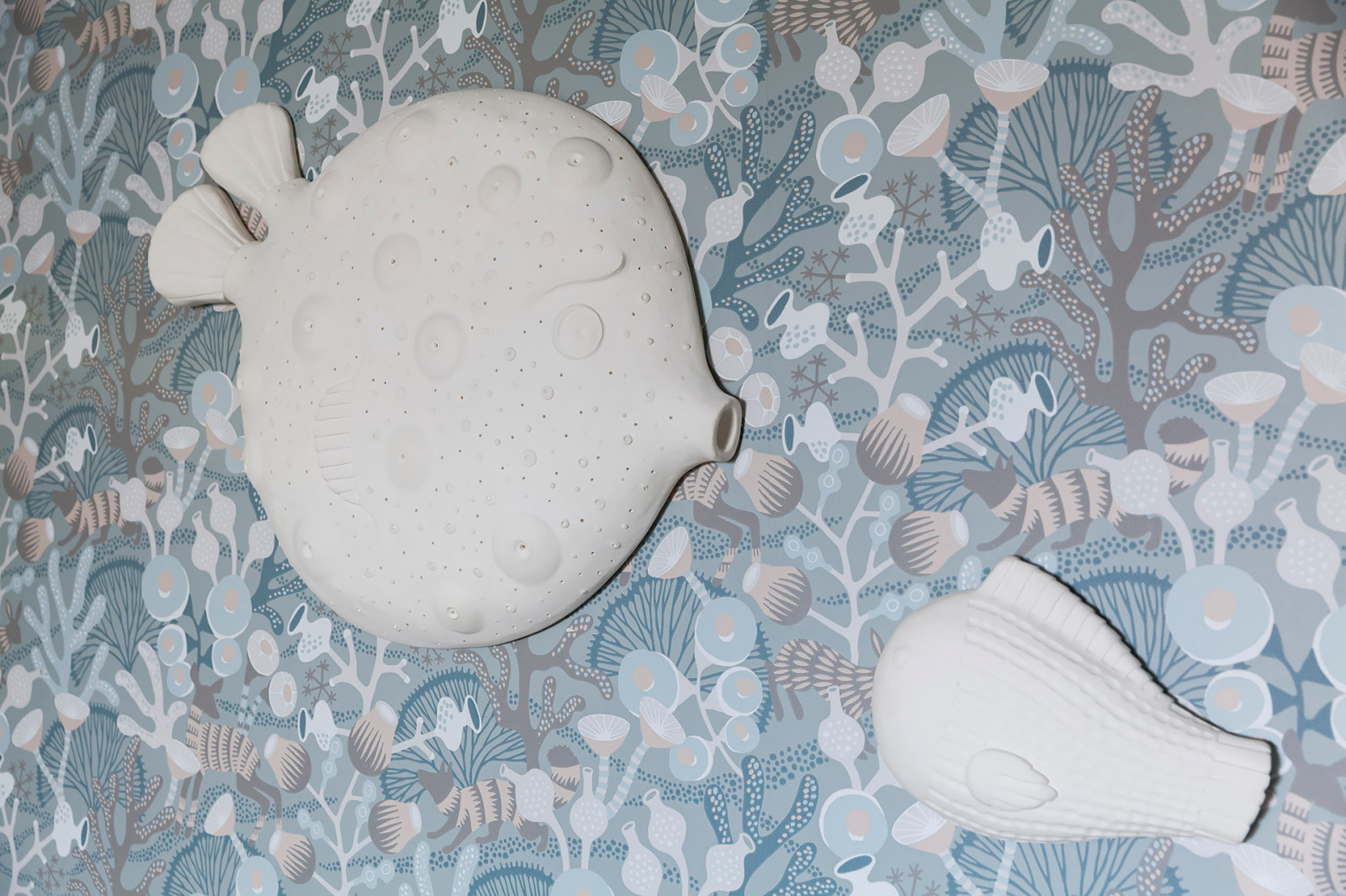 Бело-голубая квартира для юной заказчицы