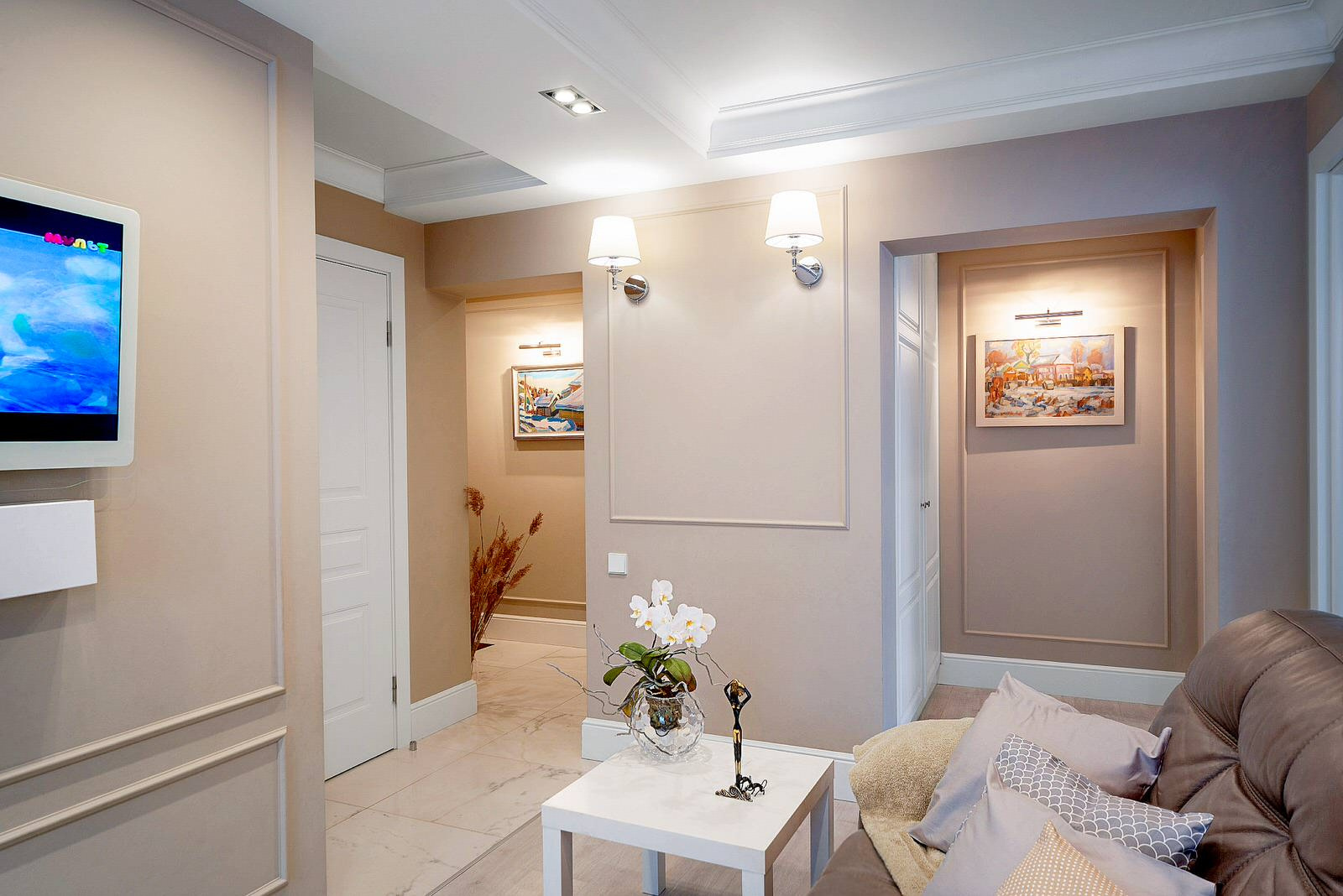 ДИЗАЙН ИНТЕРЬЕРА НЕБОЛЬШОЙ КВАРТИРЫ НА ТИХОРЕЦКОМ ПРОСПЕКТЕ