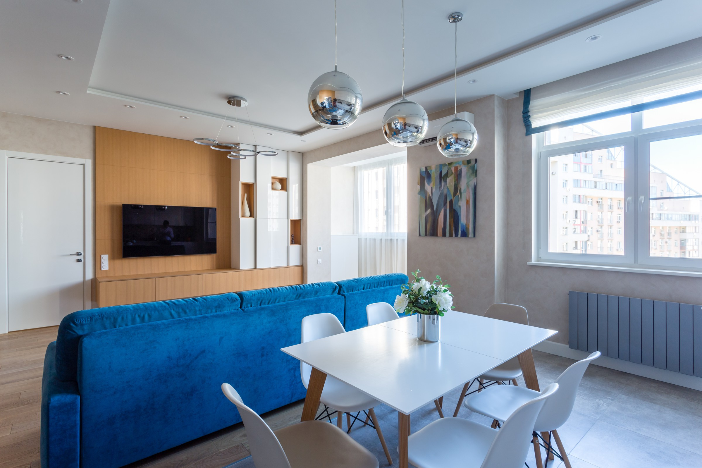 Ходынское Поле - Фото. 150 кв.м. Современный стиль. Реализованный проект.