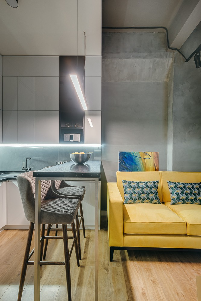 Фотографии реализованной студии в TriBeCa Apartments 43 м2